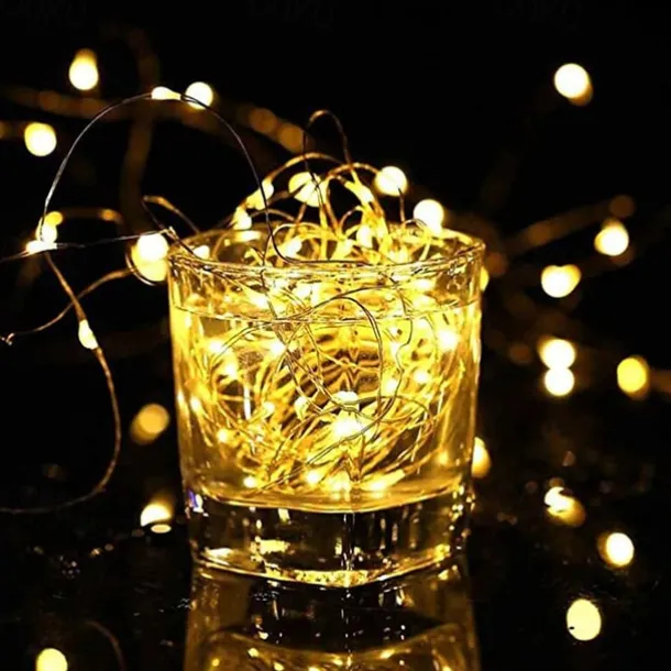 Elegant Wedding Reception Party 1/2Packs Outdoor Solar Fairy String Light 22M 200LEDs 8 Modes Garden Twinkle Lights Waterproof for Wedding Party Patio Decoration Christmas