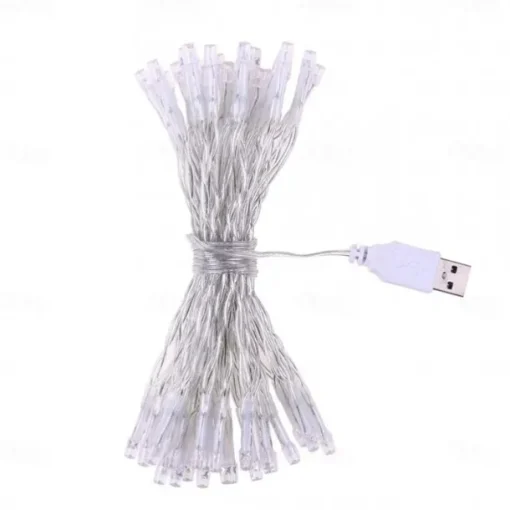 Elegant Wedding Reception Party LED String Lights USB Powered Warm White Multi Color Christmas Wedding Decoration 3m 6m 10m