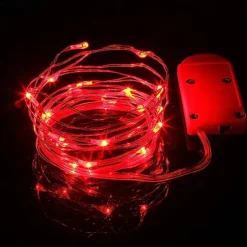 Elegant Wedding Reception Party 1pcs Button Battery Operated LED String Lights Silver Copper Wire 2m 20LED Fairy LED Holiday Decoration for Christmas Wedding