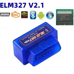 Elm327 Bluetooth Car Code Reader OBD2 V2.1 Mini OBD 2 Car Diagnostic-Tool Scanner Elm327 OBDII Adapter Auto Engine Diagnostic Tool