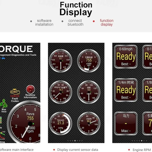 Elm327 Bluetooth Car Code Reader OBD2 V2.1 Mini OBD 2 Car Diagnostic-Tool Scanner Elm327 OBDII Adapter Auto Engine Diagnostic Tool