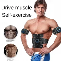 EMS ABS Trainer Abdominal Electro Stimulator Electrostimulation USB Charged Fitness Home Workout Gym Muscle Toning Belts massager