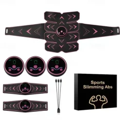 EMS ABS Trainer Abdominal Electro Stimulator Electrostimulation USB Charged Fitness Home Workout Gym Muscle Toning Belts massager