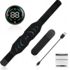 EMS Electric Abdominal Body Slimming Belt Waist Band Smart Abdomen Muscle Stimulator Abs Trainer Fitness Lose Weight Fat Burn