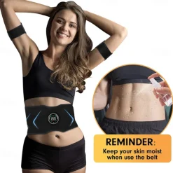 EMS Electric Abdominal Body Slimming Belt Waist Band Smart Abdomen Muscle Stimulator Abs Trainer Fitness Lose Weight Fat Burn