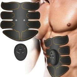 EMS Electric Muscle Stimulator Home Gym Equiment Fitness Massage Shoulder Leg Arm Abdominal Trainer Body Massager(Battery not include)