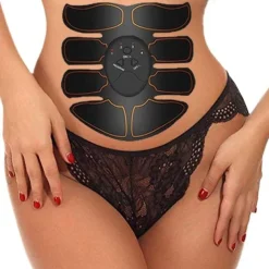 EMS Electric Muscle Stimulator Home Gym Equiment Fitness Massage Shoulder Leg Arm Abdominal Trainer Body Massager(Battery not include)