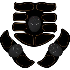 EMS Electric Muscle Stimulator Home Gym Equiment Fitness Massage Shoulder Leg Arm Abdominal Trainer Body Massager(Battery not include)