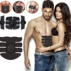 EMS Electric Muscle Stimulator Home Gym Equiment Fitness Massage Shoulder Leg Arm Abdominal Trainer Body Massager(Battery not include)