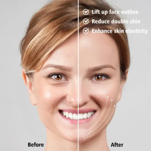 EMS Face Lift Device LED Photon Therapy Vibratory Face Massager Face Slimming Double Chin Removal V-Line Lift Belt Skin care product