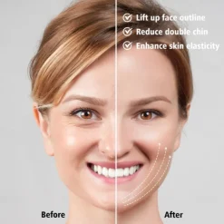 EMS Facial Lifting Device LED Photon Therapy Face Slimming Vibration Massager Double Chin V Line Lift Belt Cellulite Jaw Device