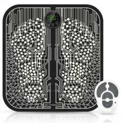 EMS Foot Massager Pad Portable Foldable Massage Mat Pulse Muscle Stimulation Improve Blood Circulation Relief Pain Relax Feet