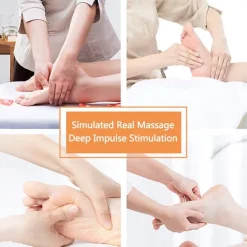 EMS Foot Massager Pad Portable Foldable Massage Mat Pulse Muscle Stimulation Improve Blood Circulation Relief Pain Relax Feet