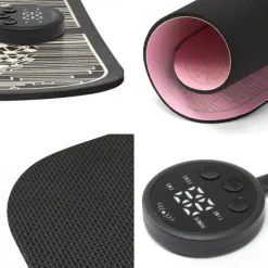 EMS Foot Massager Pad Portable Foldable Massage Mat Pulse Muscle Stimulation Improve Blood Circulation Relief Pain Relax Feet