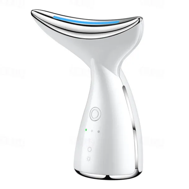 EMS Microcurrent Face Neck Beauty Device LED Photon Firming Rejuvenation Anti Wrinkle Thin Double Chin Skin Care Facial Massager