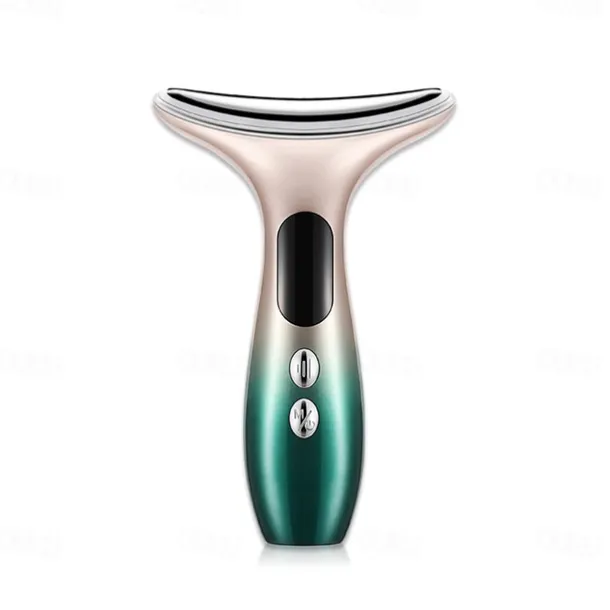 EMS Microcurrent Face Neck Beauty Device LED Photon Firming Rejuvenation Anti Wrinkle Thin Double Chin Skin Care Facial Massager