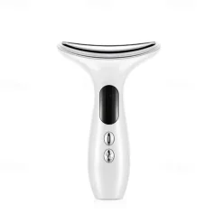 EMS Microcurrent Face Neck Beauty Device LED Photon Firming Rejuvenation Anti Wrinkle Thin Double Chin Skin Care Facial Massager