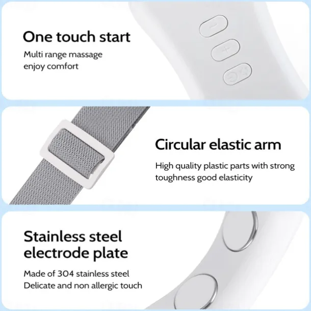 EMS Microcurrent Facial Lifting Massager 6-Mode Heated Skin Tightening Slimming Double Chin V Shape Lift Belt Face Fat Burning