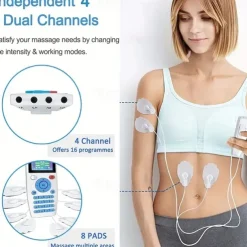 EMS Thorn Instrument with 16 Modes - Digital Physiotherapy Massager Muscle Stimulator and Electrical Stimulator for Pain Relief and Muscle Recovery