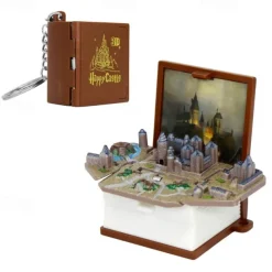 Enchanted Castle Keychain for KidsBackpack toyBrownMini toys for boys and GirlsHarry funko pop keychainsMiniatures Toys for 8-12Enchanted Castle Scene for WomenMenChildren Birthday Gift