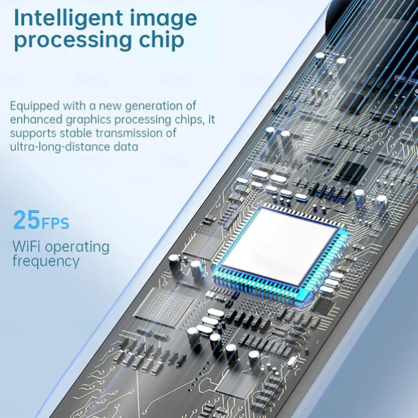 Endoscope Camera with Light Waterproof Snake Inspection Endoscope with 8 LED Lights 2.0 Megapixel HD Camera for iOS & Android Phones