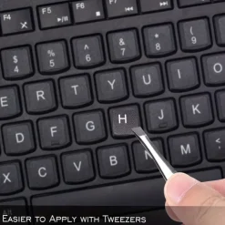 English Keyboard Stickers for Laptop Desktop Matte Keyboard Letters Replacement 1pc