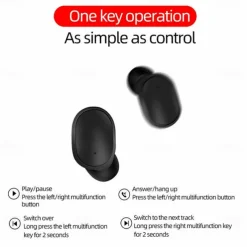 E6S True Wireless Headphones TWS Earbuds In Ear Bluetooth 5.3 Stereo Auto Pairing LED Power Display for Apple Samsung Huawei Xiaomi MI Everyday Use Traveling Cycling Travel Entertainment