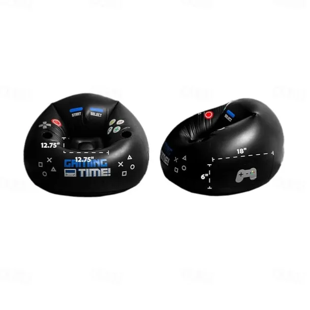 E-sports inflatable sofa chair creative internet cafe game back chair bedroom flocking lazy sofa