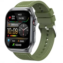 ET 585 Smart Watch 2.04 inch Screen ECG Monitoring One Click Intelligent Micro Examination Bluetooth Call Smartwatch