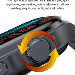 ET 585 Smart Watch 2.04 inch Screen ECG Monitoring One Click Intelligent Micro Examination Bluetooth Call Smartwatch