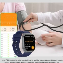 ET 585 Smart Watch 2.04 inch Screen ECG Monitoring One Click Intelligent Micro Examination Bluetooth Call Smartwatch