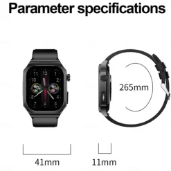 ET280 Smart Watch 2.04 Amoled Large Screen Bluetooth Call ECG Detection Heart Rate Health Monitoring SOS Sports Smartwatch