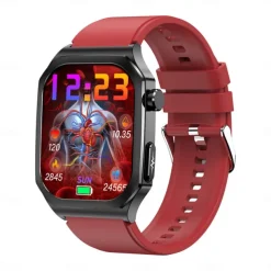 ET280 Smart Watch 2.04 Amoled Large Screen Bluetooth Call ECG Detection Heart Rate Health Monitoring SOS Sports Smartwatch