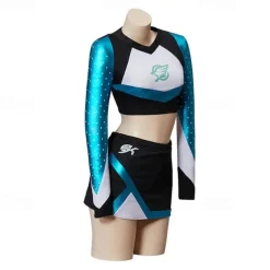 Euphoria Cheerleader Cosplay Costume School Uniform Movie Cosplay for Women's Teen Adults' Carnival New Year Bachelorette Party