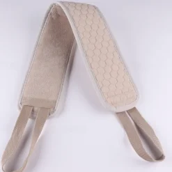 Exfoliating Back Scrubber & Exfoliating Sponge Pad Set for Shower, Bath Shower Scrubber for Men and Women, Luffa Scrubber to Deep Clean Relax Your Body (33 inch & 3.8 inch)