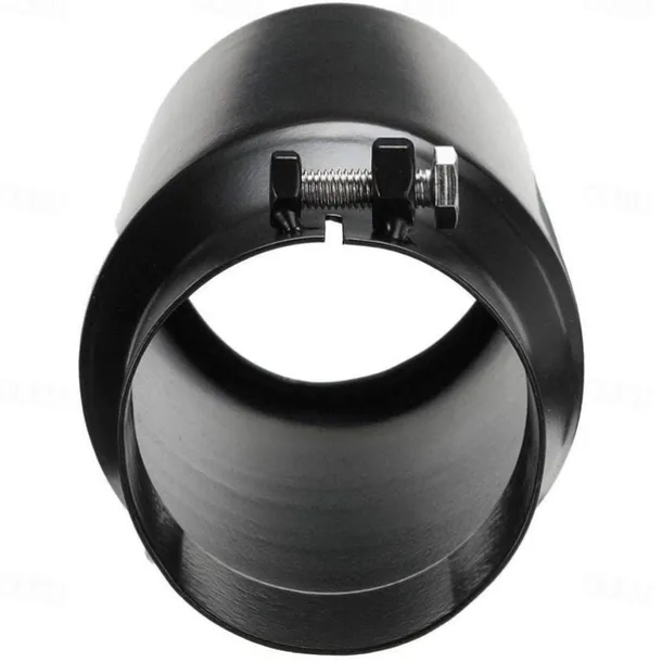 Exhaust Tip Universal Replacement Exhaust Tips for Trucks Black Stainless Steel Exhaust Pipe Throat Tail 3" Inlets 4" Outlet 12" Long