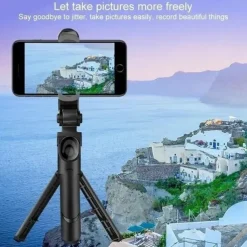 Extendable Handheld Selfie Stick Bluetooth Remote Control Three-in-one Integrated Self-timer Tripod Mobile Phone Bracket Remote Control for Selfies