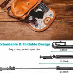 Extendable Handheld Selfie Stick Bluetooth Remote Control Three-in-one Integrated Self-timer Tripod Mobile Phone Bracket Remote Control for Selfies