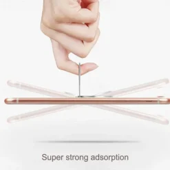 Extremely Thin Luxury Metal Mobile Phone Socket Holder Universal Telephone Magnetic Car Bracket Stand Accessories Finger Ring