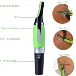 Eyebrow Ear Nose Trimmer Men's Removal Scissors Razor Electric Nose Hair Trimmer Razor Neck Eyebrow Hair Removal (not included in dry battery delivery)