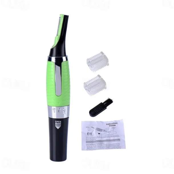 Eyebrow Ear Nose Trimmer Men's Removal Scissors Razor Electric Nose Hair Trimmer Razor Neck Eyebrow Hair Removal (not included in dry battery delivery)