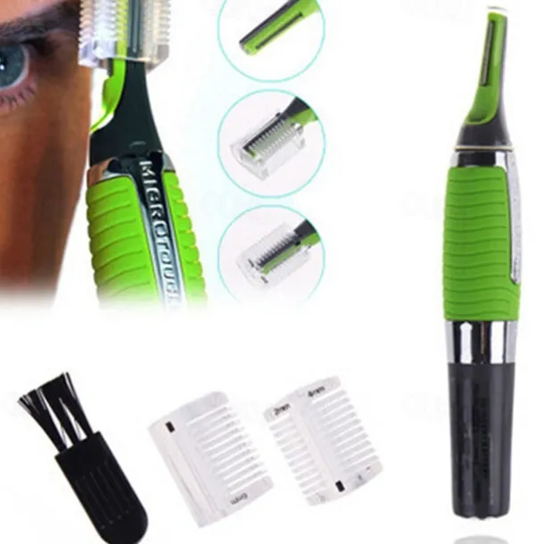 Eyebrow Ear Nose Trimmer Men's Removal Scissors Razor Electric Nose Hair Trimmer Razor Neck Eyebrow Hair Removal (not included in dry battery delivery)