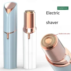 Facial Hair Remover for Women, Lip Eyebrow Trimmer Hair Remover Mini Shaver Epilator for Women