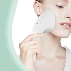 Facial Massager Handheld Skin Rejuvenating Device Women's Face Lifting Massage Device With Hot & Cold Compress For Smoother Tighter Face Small Iron Shape Facial Beauty Instrument Valentine's Day B