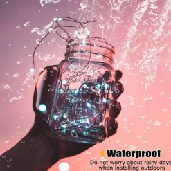 Fairy Lights 100 LED 33 FT Christmas Lights USB Plug 16 Colors Changing Silver Wire Firefly Lights with IR24 Key Remote Control for Indoor Party Halloween Christmas