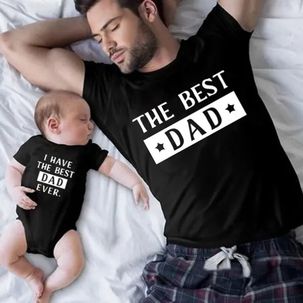 Family Tops Cotton Letter Casual Silver Multicolor Black Sleeveless Mommy And Me Outfits Adorable Matching Outfits