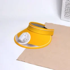 Fan Hat Sun Visors Hat with Fan, Large Area Sun Hat with 2 Speeds Cooling Fan, Sun Protection