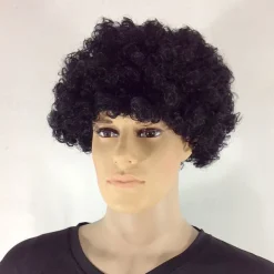 Fans Wig Color Cosplay Wig Burlesque Clown It Yaki Afro Curly Bob Wig Medium Length Beige Synthetic Hair Kid's Cosplay Creative Funny Red Carnival Festival Halloween Wigs