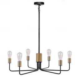 Farmhouse Chandelier for Living Room 6-Light 30