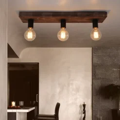 Farmhouse Light Ceiling Light 60cm Wood Light Country Light Dining Room Light Kitchen Light Island Light Fixture Farmhouse Ceiling
